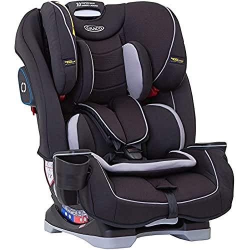 Graco Slimfit Tutto In Uno Seggiolino Auto, Gruppo 0+/1/2/3-8760 G, Nero