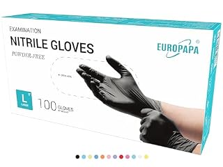 EUROPAPA Nitril-Einweghandschuhe, Box mit 100 Stück