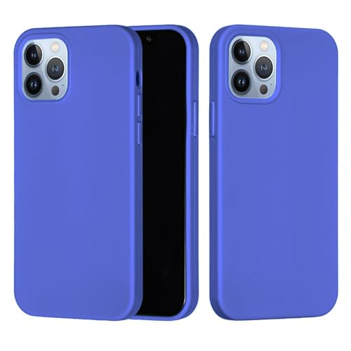 Image of ArmourPro Silicone Back Case for iPhone 15 Pro Max Soft-Touch Case | Warm Blue