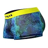 Papi Men's Fashion Microflex Brazilian Trunk - UMPA050 (Ocean Multi Print, Small)