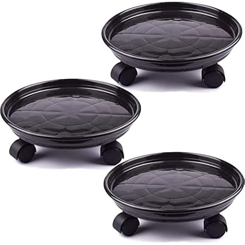 AOFOX Heavy Duty Plant Caddy with Wheels Cover
