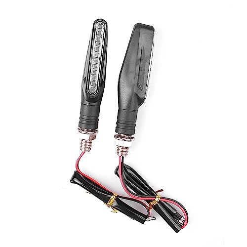 Luces intermitentes de motocicleta 12V con efecto de agua corriente secuencial 7