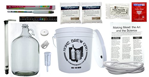 Home Brew Ohio One Gallon Mead Starter Kit - Thumbnail 2