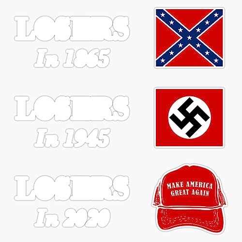 Losers in 1865 1945 2020 Loser Flags Funny Trump Lost Political Humor Satire 5