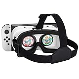 VR Headset for Nintendo Switch OLED Model/Nintendo Switch 3D VR (Virtual Reality) Glasses, Switch VR Labo Goggles Headset for Nintendo Switch（White）