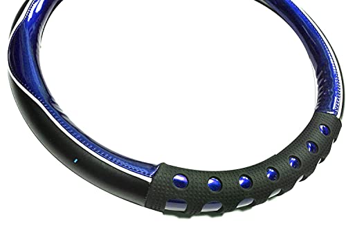 Image of NIKAVI Fashion Steering Wheel Cover (Medium -O)(38cm) Blue