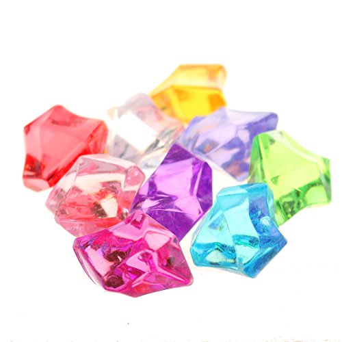 Pmland Acrylic Ice Rocks Crystals Gems 180 Pieces Bag For Vase Filler Table Scatter Party Wedding Arts Crafts Decoration And Display - Assorted #TOP2