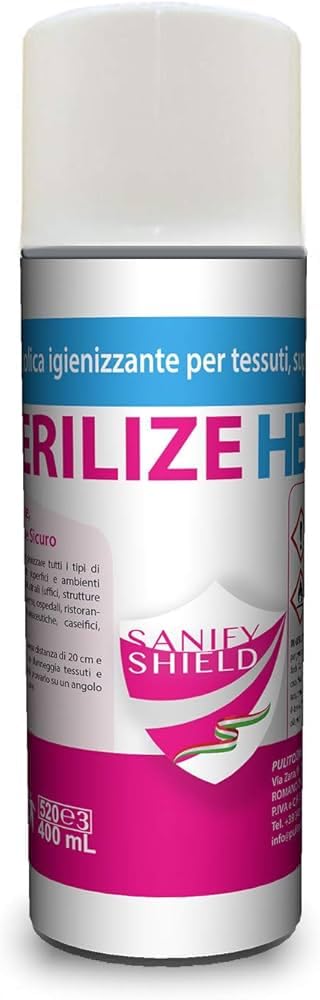 Sterilize he, igienizzante alcolico per tessuti, superfici e ambienti, 400 ml