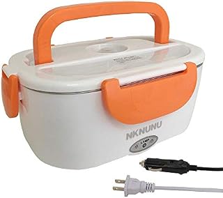NKNUNU 1.5L Portable Electric Lunch Box Food Warmer Heating Storage with 304 Food-Grade
