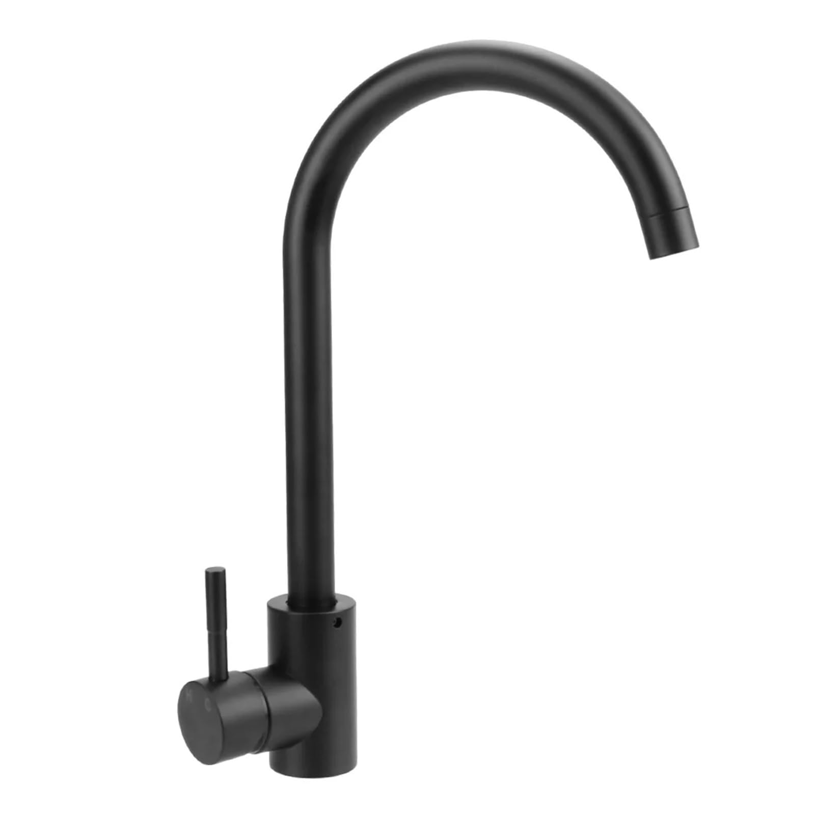 Robinet de cuisine mitigeur noir avec tuyau extractible et mélangeur eau chaude et froide