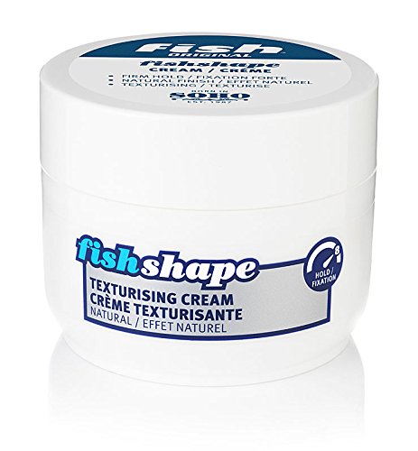 FISH Original Fishshape Texturising Cream 99g Mens & Boys Hair Styling Product Suitable for Thick, Thin, Short & Medium Length Hair.. Natural Finish Firm Hold, Adds Texture