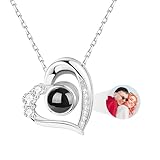 YATEDIY Personalisierte Kette mit Bild, Silber Personalisiert...