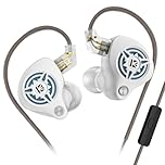 Yinyoo KBEAR BK1 Gaming Earbuds with Mic, 10mm Dynamic Driver Gaming Earphones for FPS Gamers, Detachable 5N OFC Wired In Ear Headphones 3.5mm Jack Compatible with PC, Xbox, PS5, Switch, Mobile