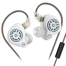 Immersive Dynamic Sound: 10mm PET dynamic driver brings strong bass and clear highs, so footsteps, gunshots and direction cues stand out. BK1 Gaming earbuds help you react faster and feel more immersed in FPS, MOBA and competitive games Stable Wired ...