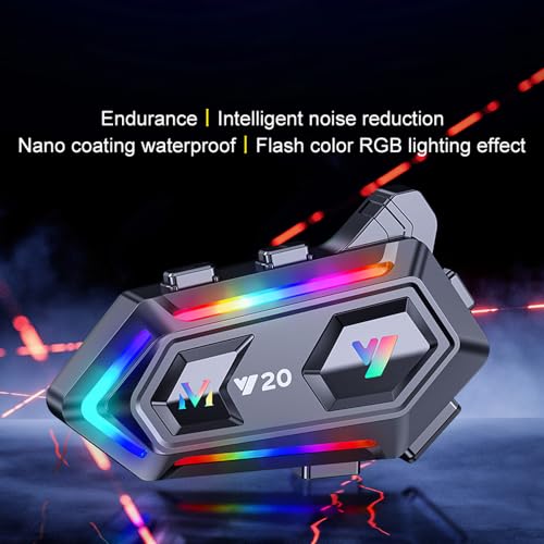 Auriculares Bluetooth para motocicleta Shkalacar BT5.3 miniatura 4