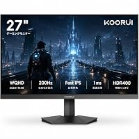 Amazon.co.jp: KOORUI ゲーミングモニター 27インチ WQHD (2560x1440