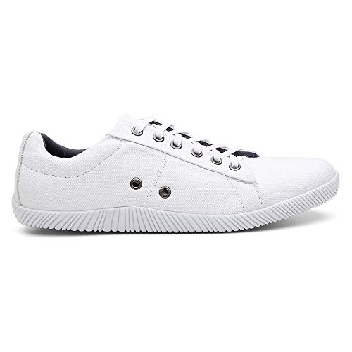 Sapatenis Masculino Tenis Casual Dia-a-Dia Cor:Branco;Tamanho:37