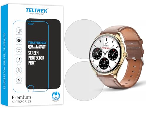 Image of Screen Protector Compatible With Pebble Royale Legend Smartwatch, Full Hydrogel TPU Screen Guard not a Tempered Glass (Pack of 2)
