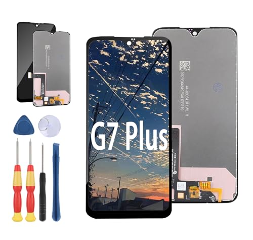 Yuxyiony Repuesto de LCD Pantalla para Motorola Moto G7 Plus LCD Display Repair Screen y Accesorios de Herramientas de Repuesto.