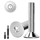 Solide et beau : le design unique des vis à douille M6 intègre habilement les vis de verrouillage M6 dans la surface de l'objet, ce qui rend la pièce de connexion plus propre et plus belle, ce qui empêche efficacement les dommages potentiels à l'objet en desserrant la tête et évite les rayures ou les collisions causées par la partie en relief, ce qui garantit la fiabilité, la stabilité et la résistance de la connexion.