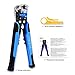Alicate Pelacables Automático de Acero Forjado Cromado, Pelacables Multifuncional Automático de Alambre...