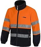 Diseño funcional y cómodo: cuello alto, cierre de cremallera, puños elásticos y cordón ajustable en el bajo.