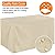 Yaheetech Propane Fire Pit 43 inch Gas Fire Pit Table 50,000 BTU Auto-Ignition 2 in 1 Gas Firepit with Ceramic Tabletop, Steel Base, Glass Fire Stones and Waterproof Cover, CSA Certification
