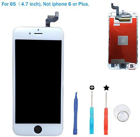 Replacement LCD Screen Digitizer with tools and 3D Touch for iphone 6s screen white 0 Accessories Color May Vary