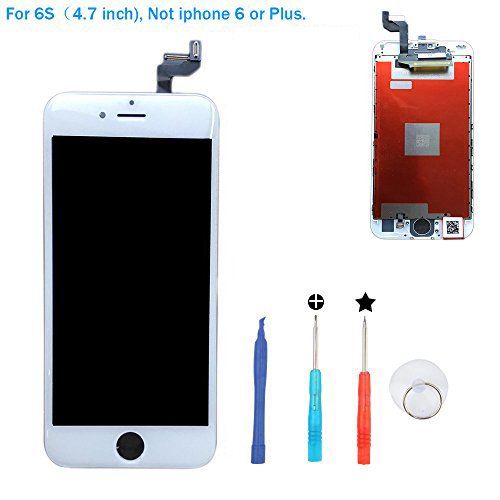 Replacement LCD Screen Digitizer with tools and 3D Touch for iphone 6s screen white 0 Accessories Color May Vary
