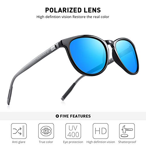 Image of MERRY'S Unisex Polarized Aluminum Sunglasses Vintage Sun Glasses For Men /Women S8286