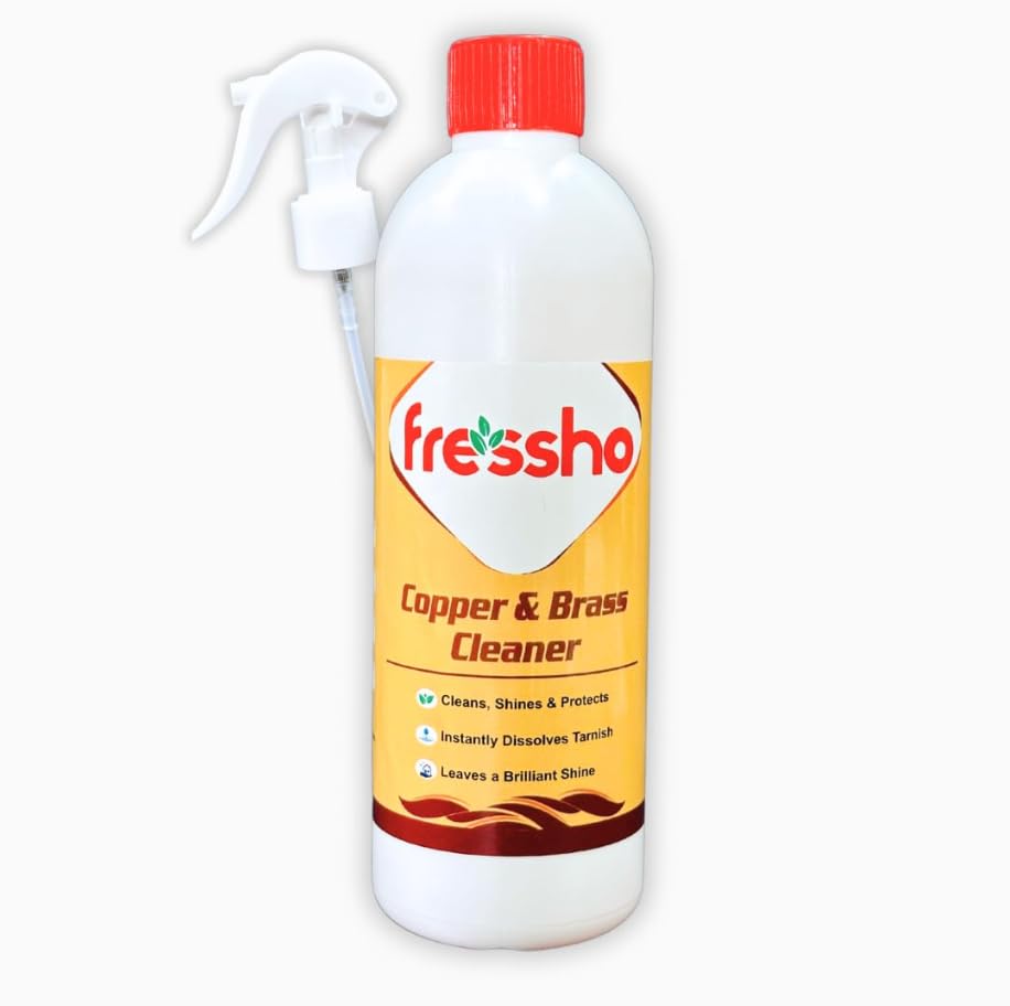 Copper & Brass Cleaning Spray for Copper, Brass, Idols, Diyas, Cookware, Drinkware | No Abrasives & No Scratches | Cleans, Protects & Shines Surfaces With No Metal Loss-image-3