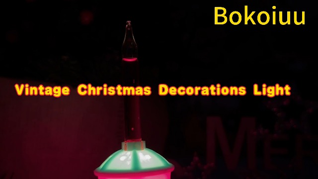 Image of 1 Light Christmas Candle Lamp, Plug-in Electric Light With 2 Multi-Color Bubble Lights (1 Spare), 5 Watt Vintage for Holiday Tree, E12 Base