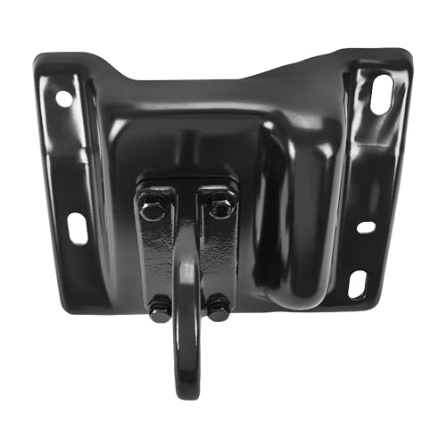 KUAFU Front Bumper Bracket Compatible with 2003-2018 Dodge Ram 1500 2500 3500 68196253AB CH1066140 Bumper Support W/Tow Hook Steel Powder Coated Black Driver Side