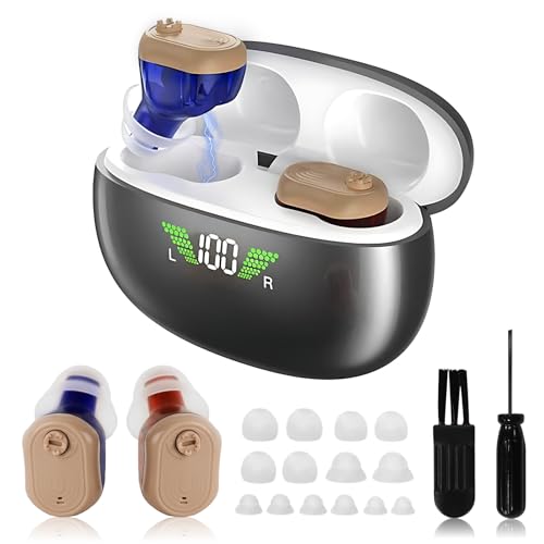 Rechargeable Digital Hearing Aids with Noise Cancellation