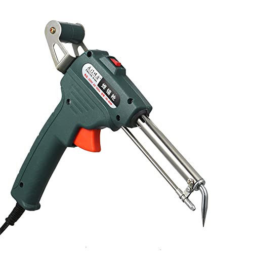 HUIOP 220V 60W External Thermal Manual Welding Automatic Feed Soldering Iron Electric Temperature Tool Adjustable Solder Tool Kit Fast Heating