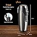Personalized Visol Triad Butane Torch Triple Jet Flame Refillable Gas Lighter, Built in Punch, Windproof Adjustable Flame Lighter (Shipped Without Butane) (Gunmetal)