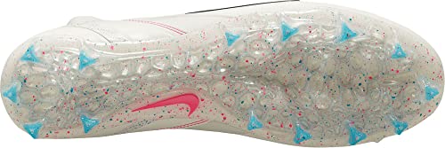 Image of Nike Alpha Huarache 8 Elite CW4440-116 Sail /Hyper Pink /Laser Blue /White Men's Lacrosse Cleats 10.5 US