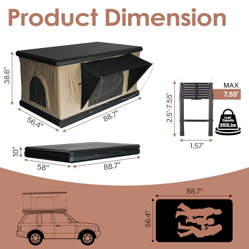 Hardshell Pop Up Rooftop Tent