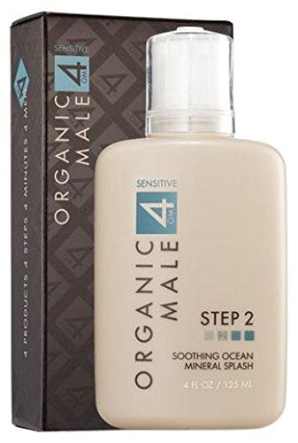 OM4 Sensitive Step 2 - Soothing Ocean Mineral Splash (4.0 oz) Organic & Natural Toner and Aftershave for sensitive skin