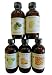 Set of 5 Citrus Extracts (lemon, lime, key lime, orange, tangerine) 4 oz each