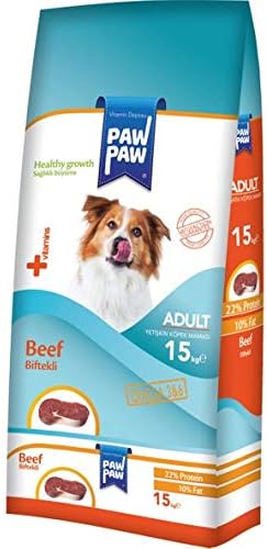 Paw Paw Biftekli Yetiskin Kopek Mamasi 15 0 Kg Amazon Com Tr Evcil Hayvan Urunleri