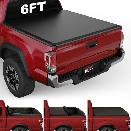 Kikito Vinyl Soft Roll-Up Tonneau Cover Truck Bed for 2016-2025