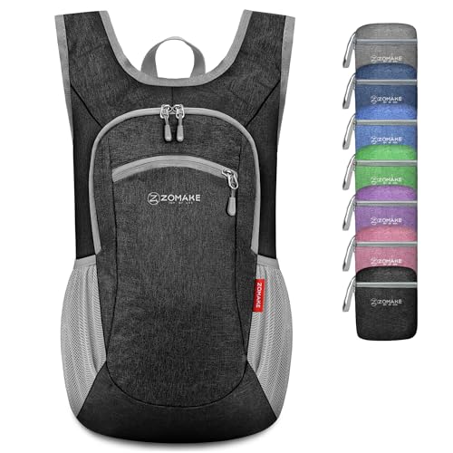 Mochila plegable ligera ZOMAKE 10L para senderismo miniatura 2
