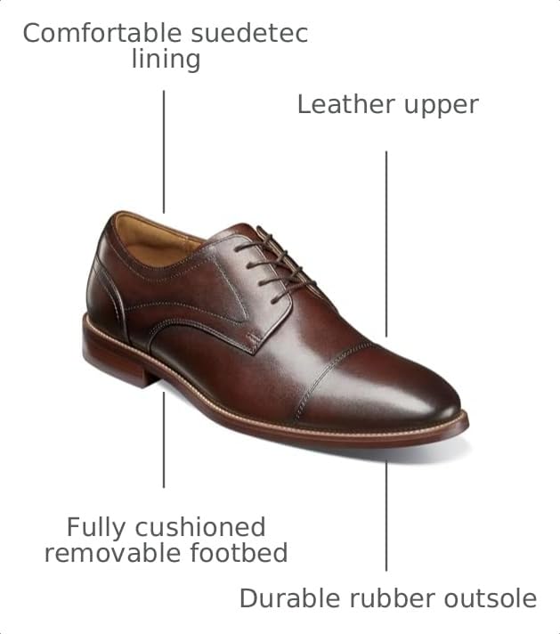 Image of Florsheim Rucci Cap Toe Oxford Men's Oxford