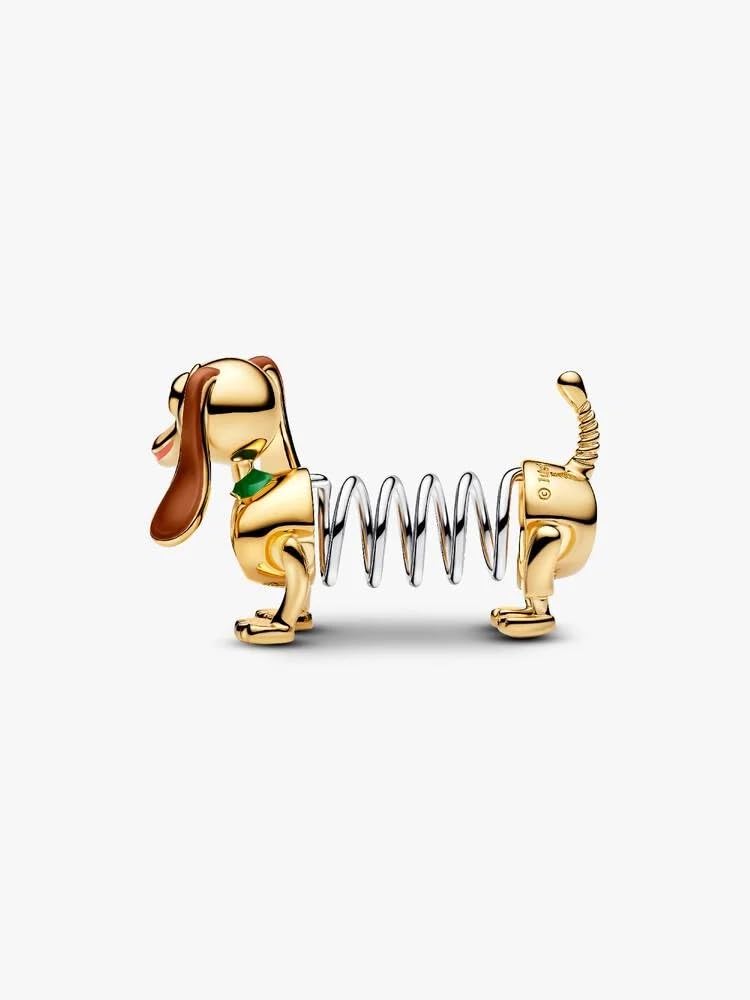 PANDORA Charm 764603C01 Perro Slinky de Toy Story