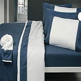 LAGARTERANA SÁBANAS Tacto PÉTALO (Cama 200 cm (2 Almohadas))