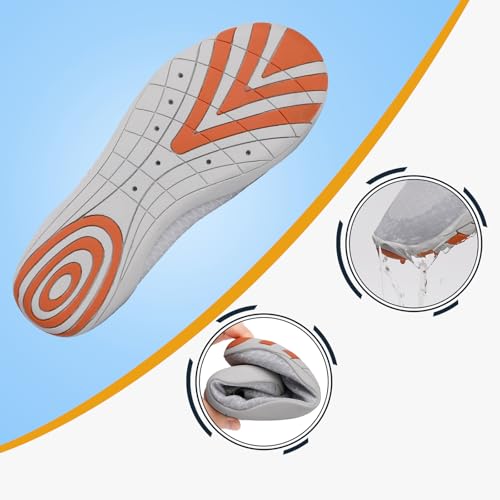 TEOKJ Water Shoes Quick Dry Barefoot Yoga Water Aqua Sport Pool Beach Swim Surf Driving for Women Men2