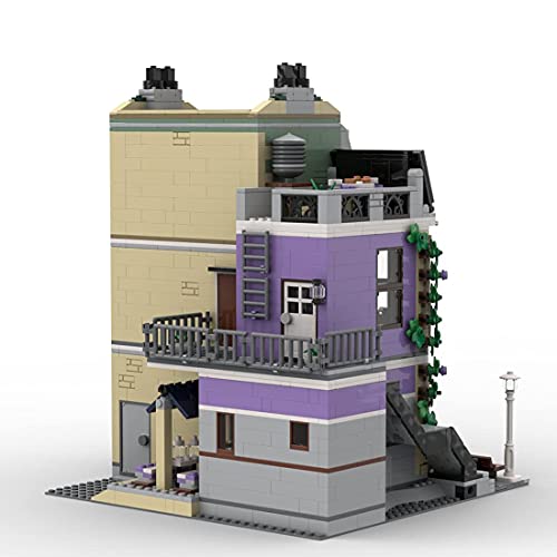 TYPIS Bausteine Haus, Bausteine Architektur Modell, Modulares Haus Bausteine Modell, MOC-72506 Polizeistation… – Bild 4