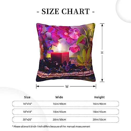 Housses de coussin fleurs et bambou pour une atmosphère spa