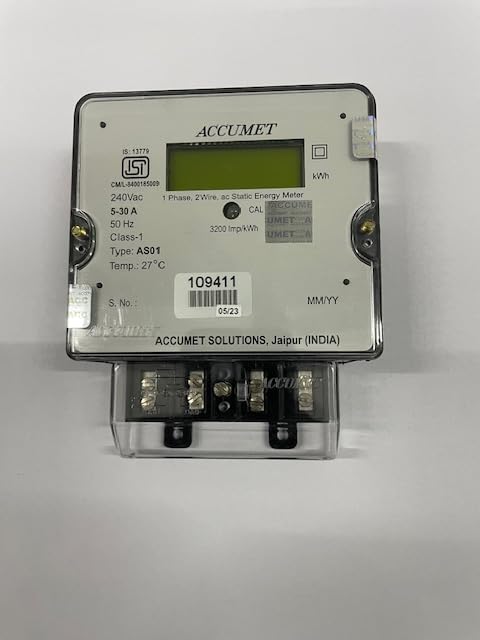 Single Phase Electronic Energy Meter/Electricity Meter (B099NN43GW) Amazon Price History, Amazon Price Tracker